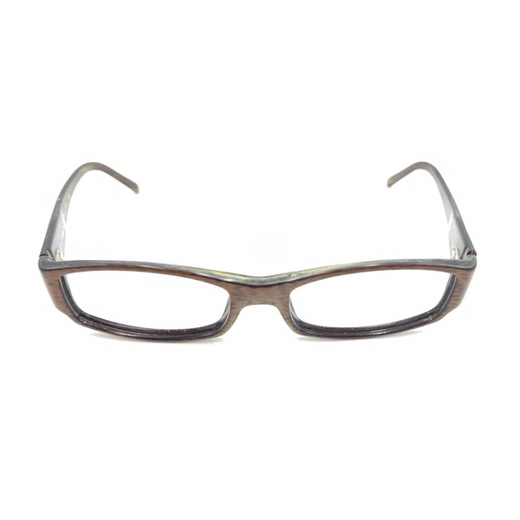 Prada VPR 03H 7BP-1O1 Brown Rectangle Eyeglasses Frames 51-16 135 Italy Designer - Picture 2 of 12